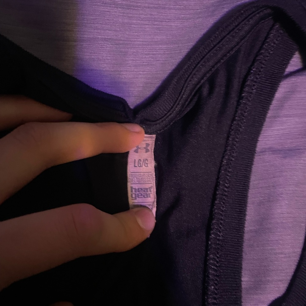 Under Armour Black HeatGear Tank Top